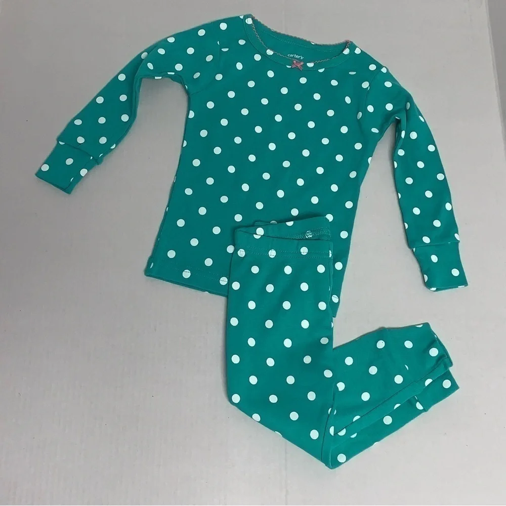 Lot of 3 Infants Size 12M Pajama Sets Polka Dot Butterfly Paw Patrol